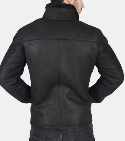 Inogen Men's Black Leather Jacket