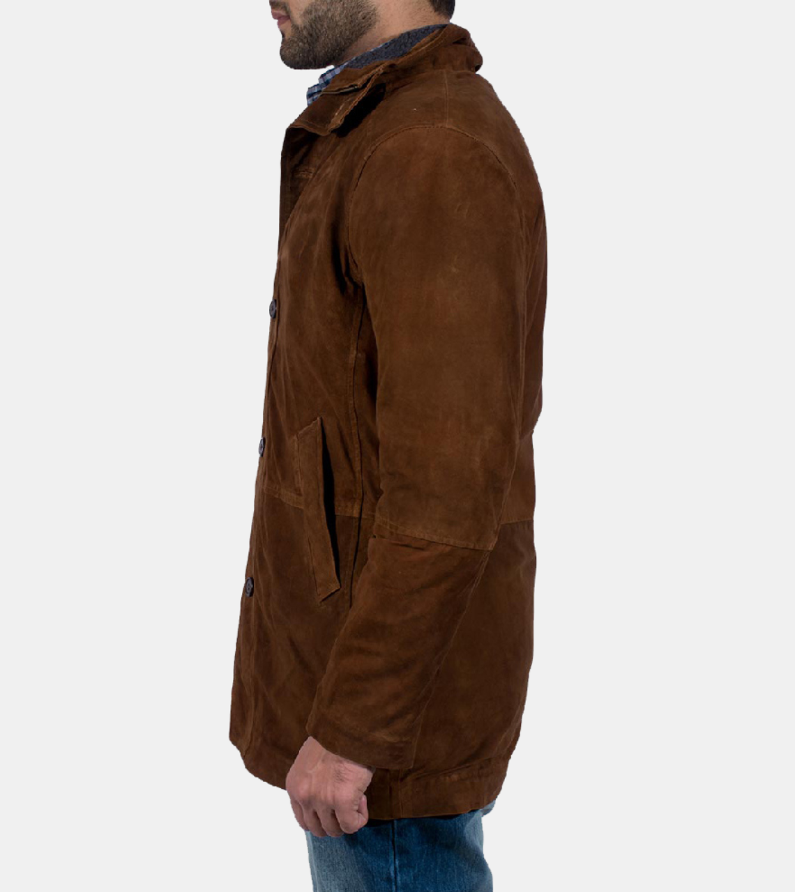  Tanned Suede Leather Jacket 