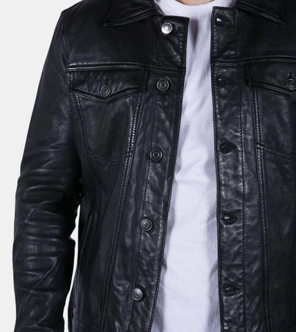Black Leather Jacket 