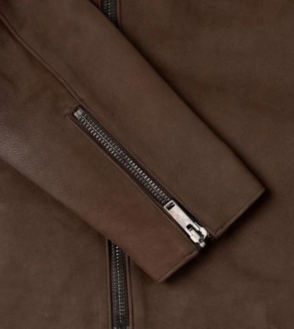 Byron Men's Brown Biker's Leather Jacket