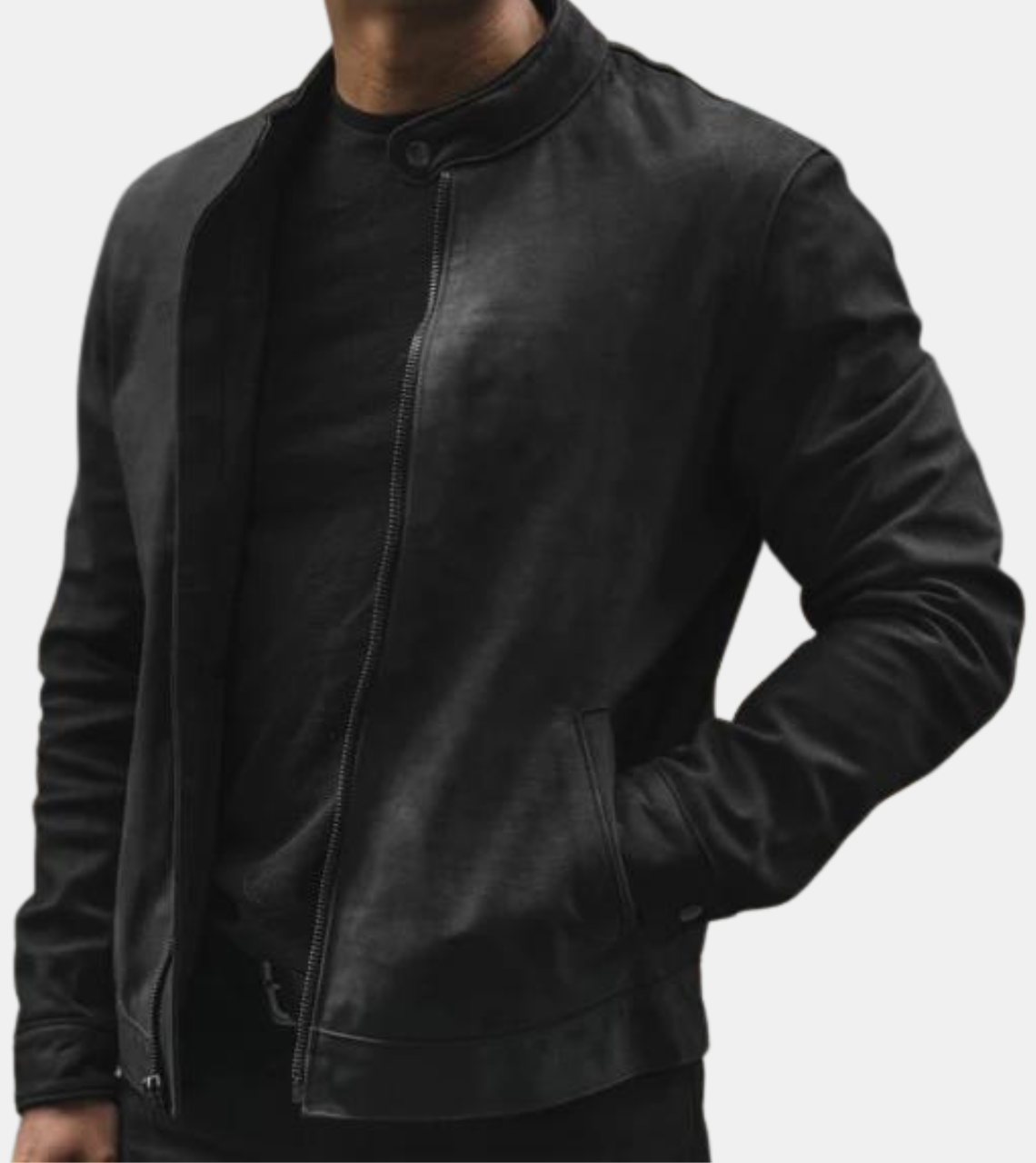 Kai Men's Black Leather Jacket