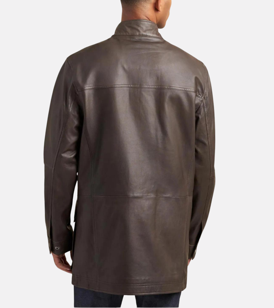 Ultimate Statement Leather Coat For Men's