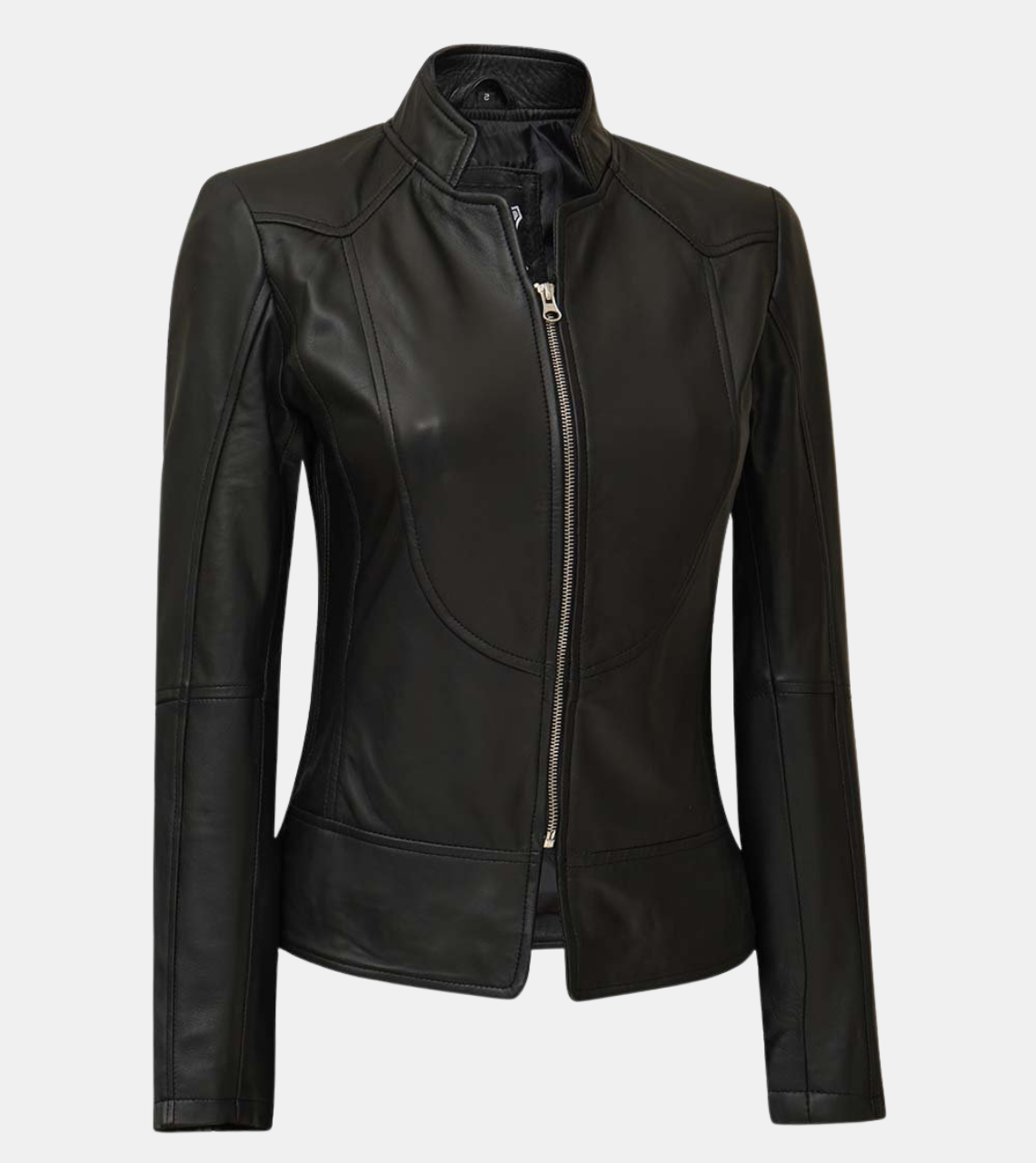 Albie Women's Black Leather Jacket
