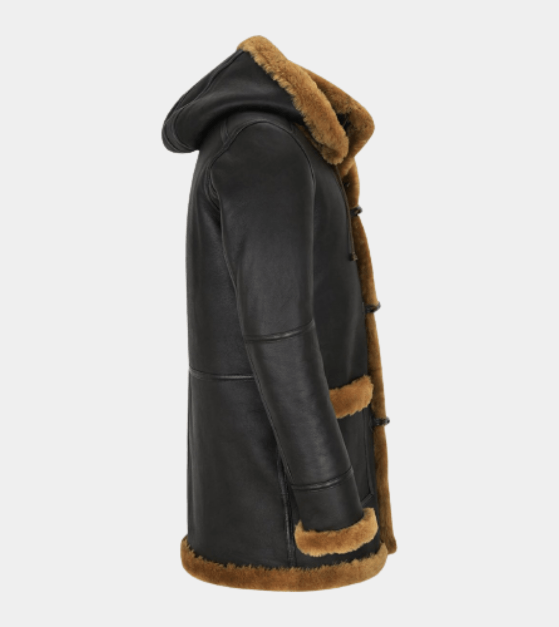 B3 Shearling Men's Leather Coat