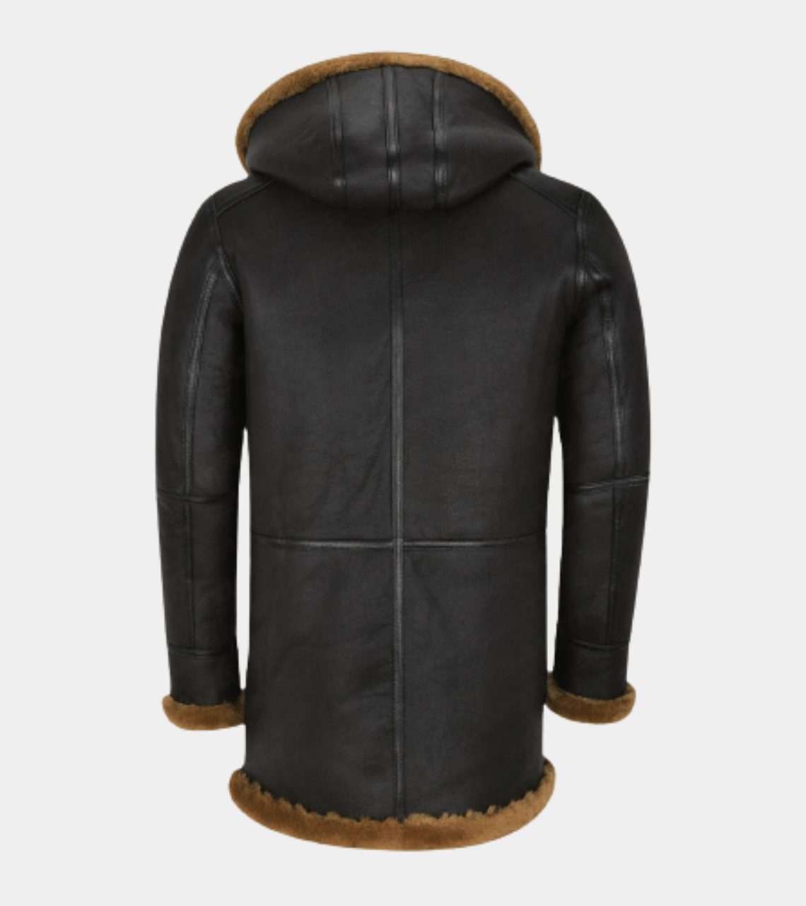 Shearling Men's Leather Coat